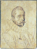 N 050
<br/>
Portret van 32-jarige man (Johan van Duvenvoorde?)
<br/>
<em>Goltzius, Hendrick (1558-1617)</em>